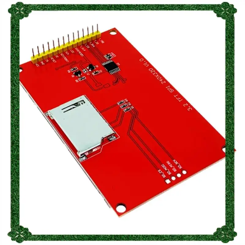 تسليم 24 ساعة Envio Gratis SPI Module 14 Pin 3.2 بوصة 18P ILI9341 TFT LCD شاشة ملونة 4 سلك المنفذ التسلسلي 320X240 محول