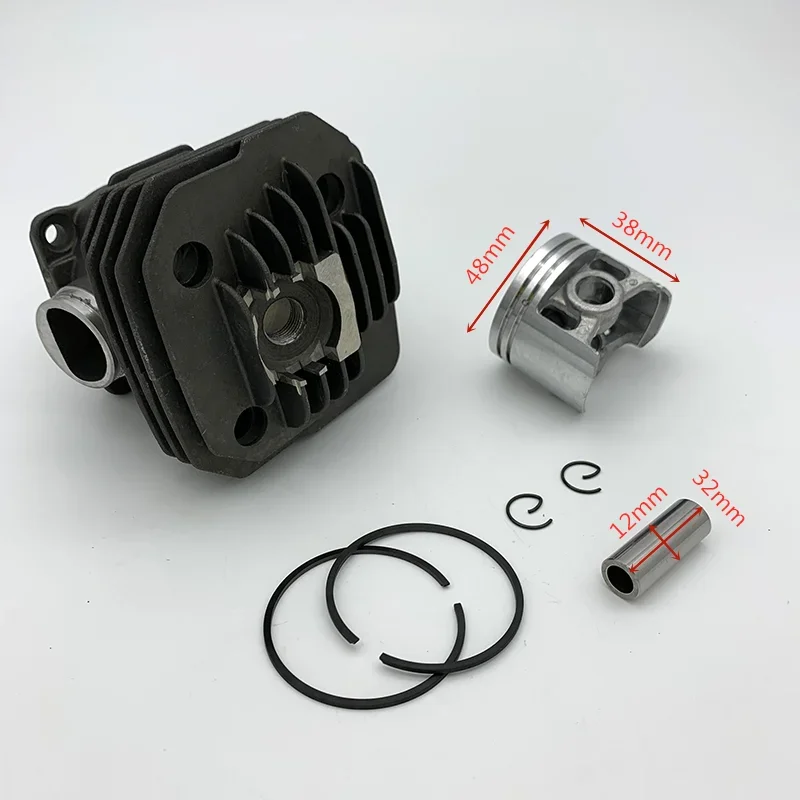OM965（48MM）CYLINDER PISTON KIT FOR OLEO-MAC 965 CHAINSAWS ZYLINDER ASSEMBLY KOLBEN RING PIN CLIPS ASSEMBLY