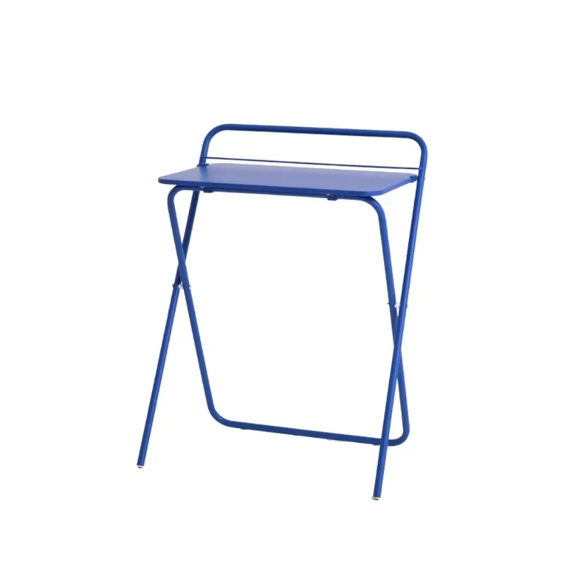 Modern minimalist home folding table standing bar table Klein blue heightened ins net red standing laptop desk mesa