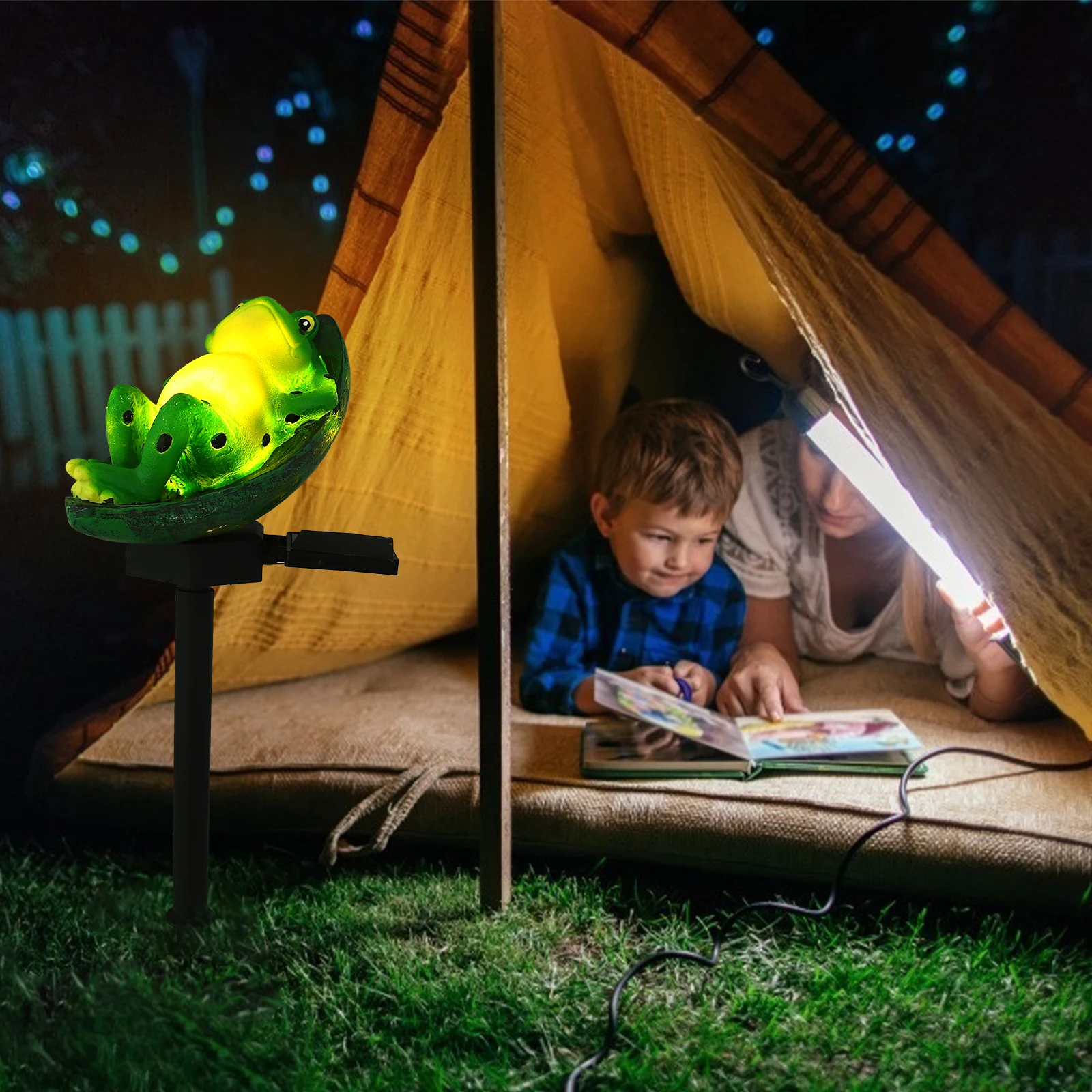 

Cartoon Hedgehog Solar Powered LED Garden Stake Yard Pathway Plastic Resin Lawn Lights Outdoor Cartoon Animal Landscape Lighting
