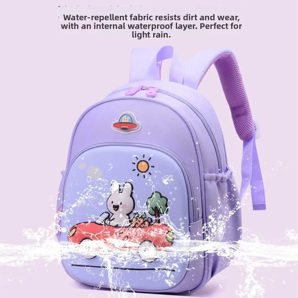 New Excavator/Rabbit Schoolgirl Backpack Lightweight Double Shoulder Toddler Backpack Large Capacity Backpack Nursery School