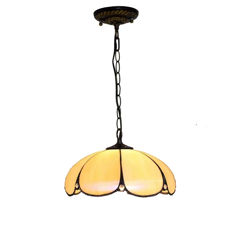 

North European Hanging Lamp Office Pendant Modern Lamp for Shop Restaurant Bar Cafe Decoration Stained Glass Art Pendent Lamp