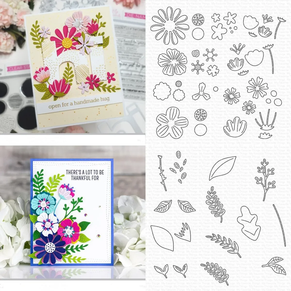 

Fundamental Florals New Metal Cutting Dies Scrapbooking Photo Decorative Embossing DIY Make Paper Cards Crafts 2022 New Arrival