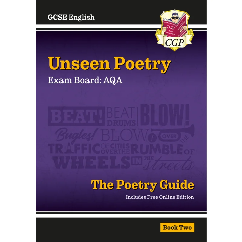 

GCSE English AQA Unseen Poetry Guide Book 2 Includes Online Edition CGP Books Coordination Group Publications 9781782949268