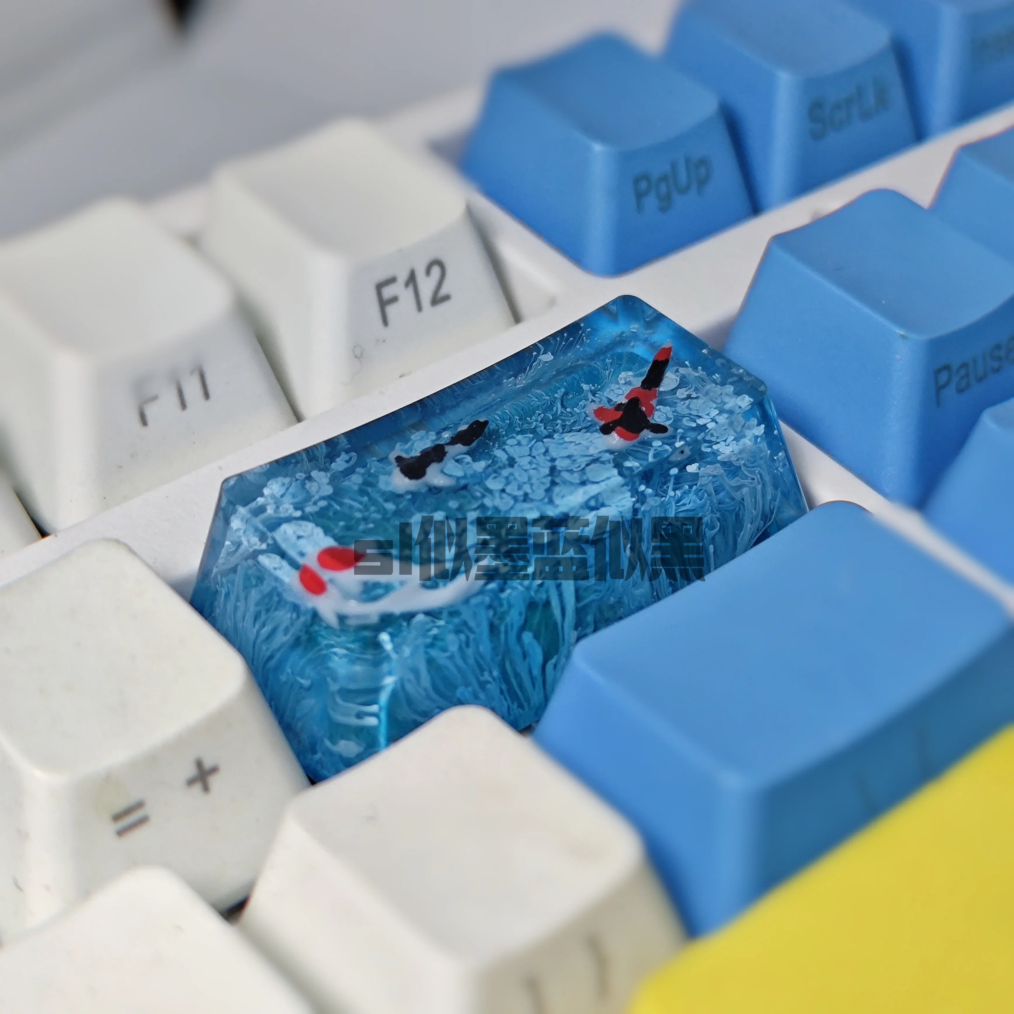 2U Backspace Space Resin Keycaps Artisan Keycaps For Mechanical Backlit Keyboard GK64 61 RK98 Custom Switch RGB Keyscap PC Gamer
