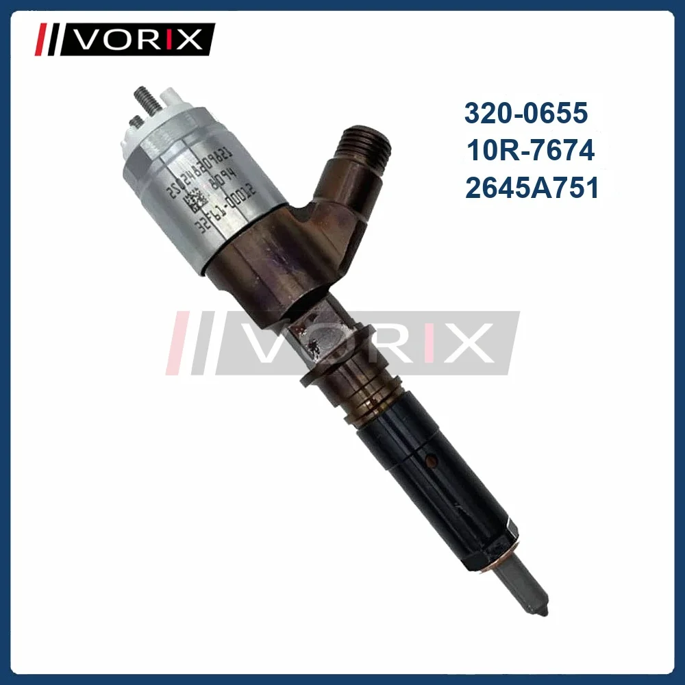 

3200655 320-0655 10R-7674 2645A751 Fuel Injector for CATERPILLAR / PERKINS C6.6