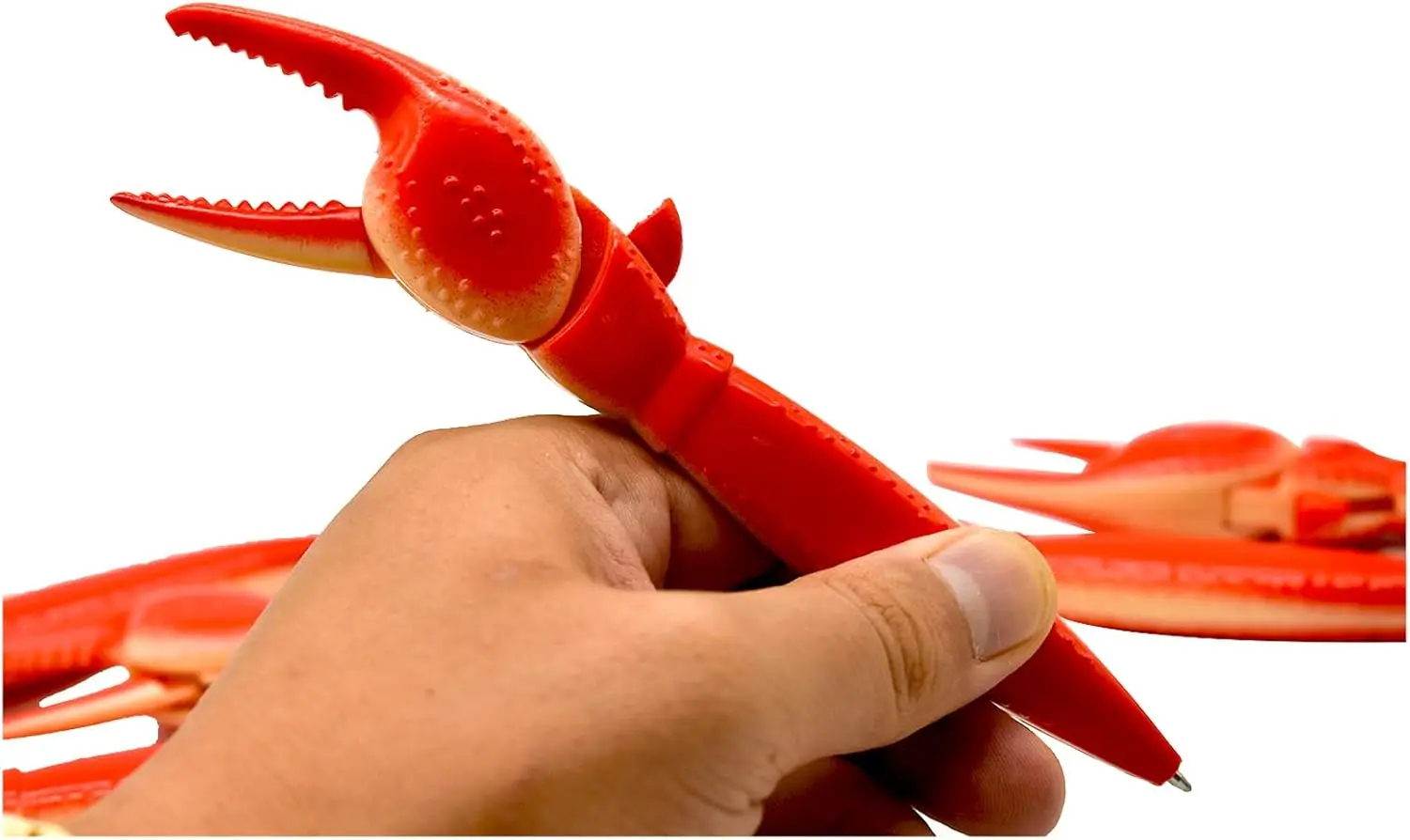 6 PCS Novelty Crab Claw Gel Pens set Lobster Claw Fun Unique Pens for School Supplies Birthday Party