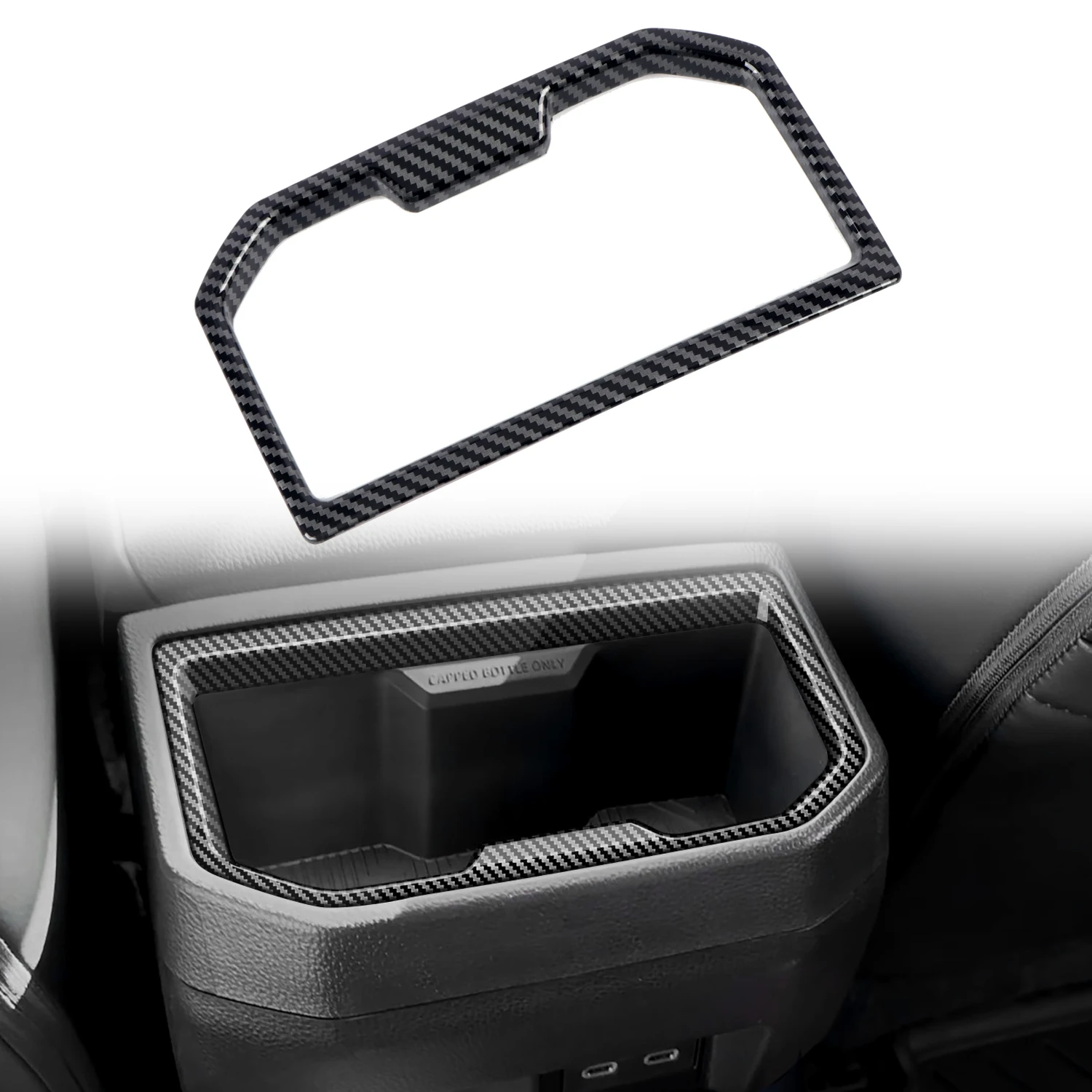 For Toyota Tacoma 2024 Car Accessories ABS Carbon Interior Protector Moldings Cover