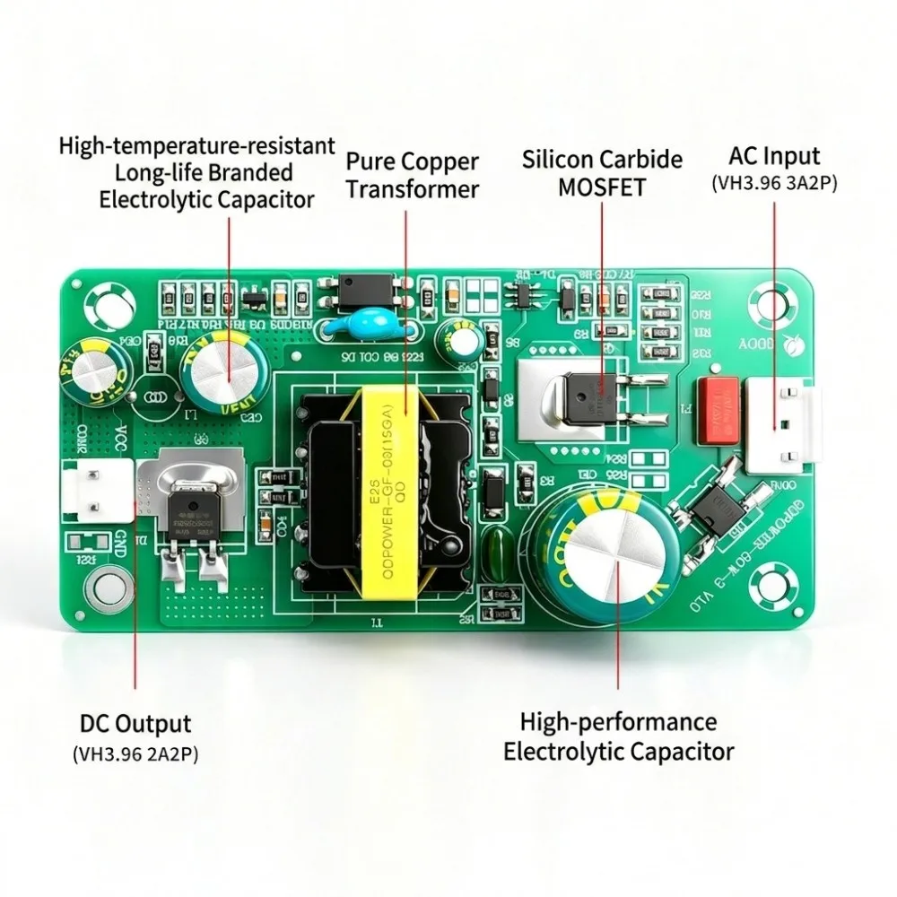 15V 3A Switching Power Supply Board AC-DC Convertor AC100-240V to 15V 3A Step-down Power Supply Module Bare Board