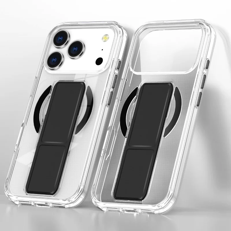 Folding bar shaped magnetic stand with wireless charging pho