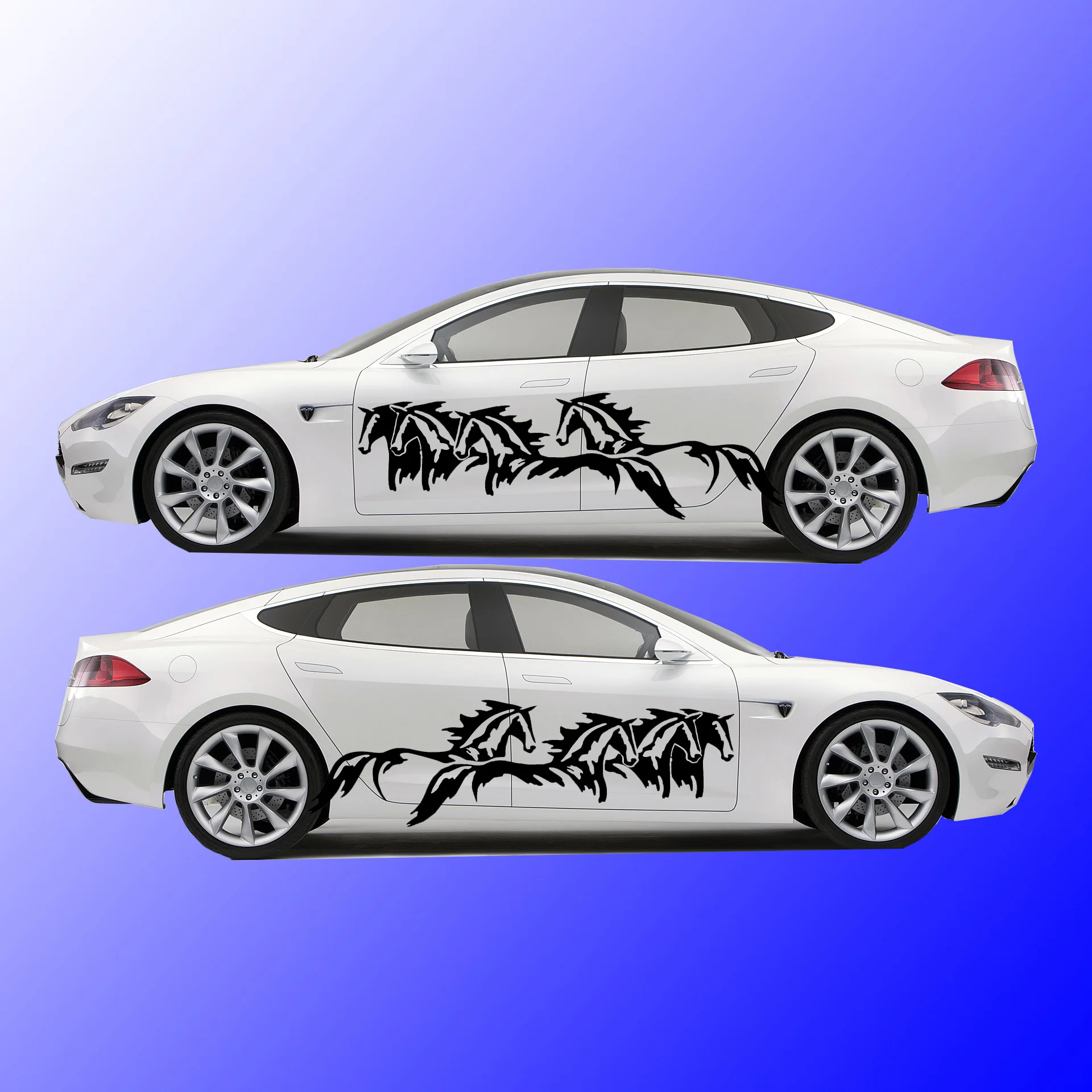 

horse animal stickers car packaging stickers universal car stickers vinyl stickers DIY car side decals