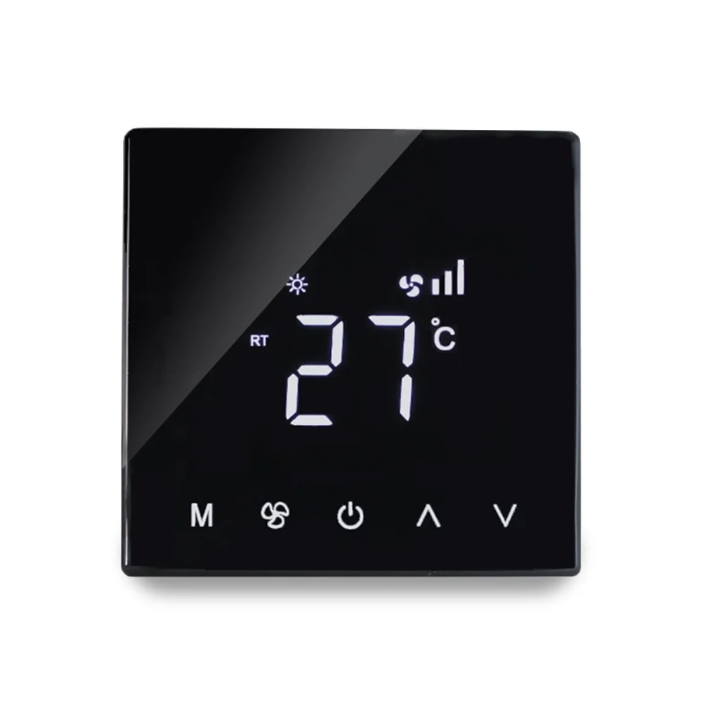 for Energy Efficient for Smart LCD Thermostat for Central Air Conditioning with Programmable Timer and Tri for fan Control