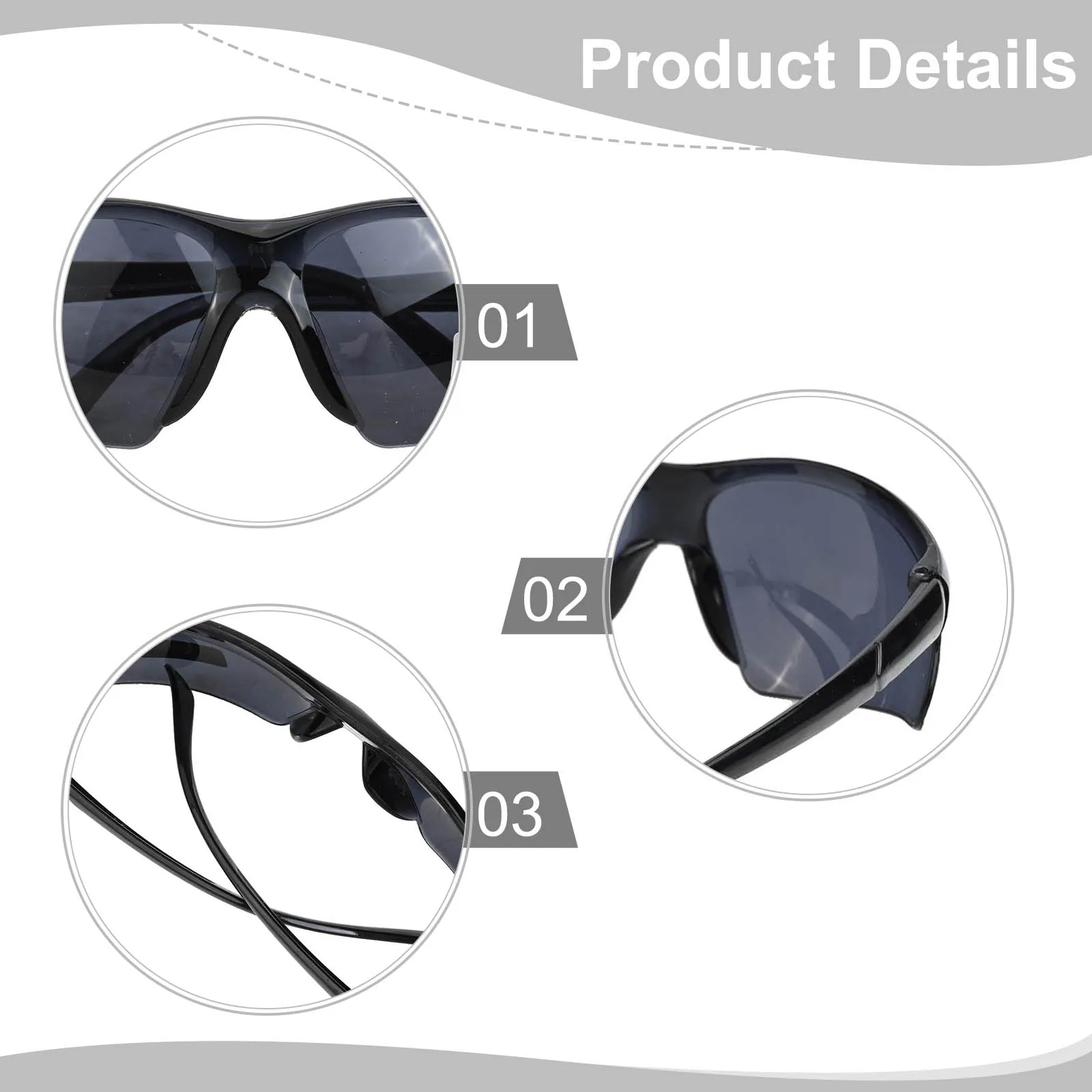 

Protective Safety Sunglasses Eye Protection Good And Scratch-Resistant Versatile Outdoor Use Full Eye Protection