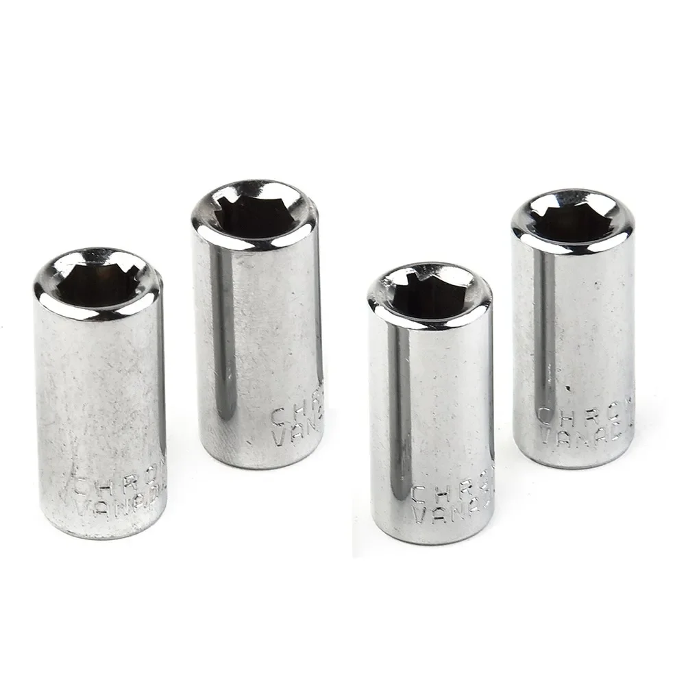 Aluminum Alloy Hex Shank To 4mm Bit Socket Adapter - 1/4\