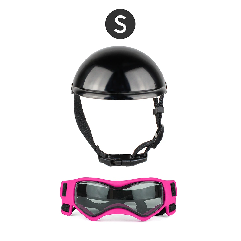 

Puppy Helmet Sunglasses Soft Comfortable Breathable Adjustable Motorcycle Accessories For Cats Dogs Wholesale
