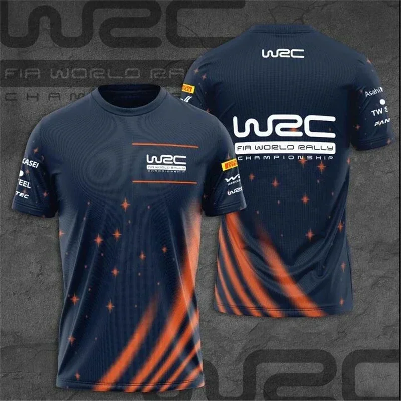 Rally Fans Jersey hommes enfants WRC respirant T-Shirts impression 3D hommes femmes été surdimensionné mode t-shirt enfants T-Shirts hauts