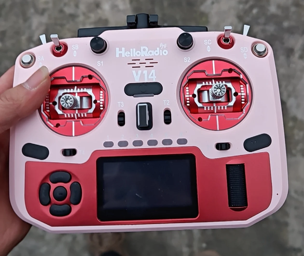 HelloRadioSky V14PRO & V14MAX مع مساعد صوت Hall Gimbal AI وهوائي T قابل للطي #3