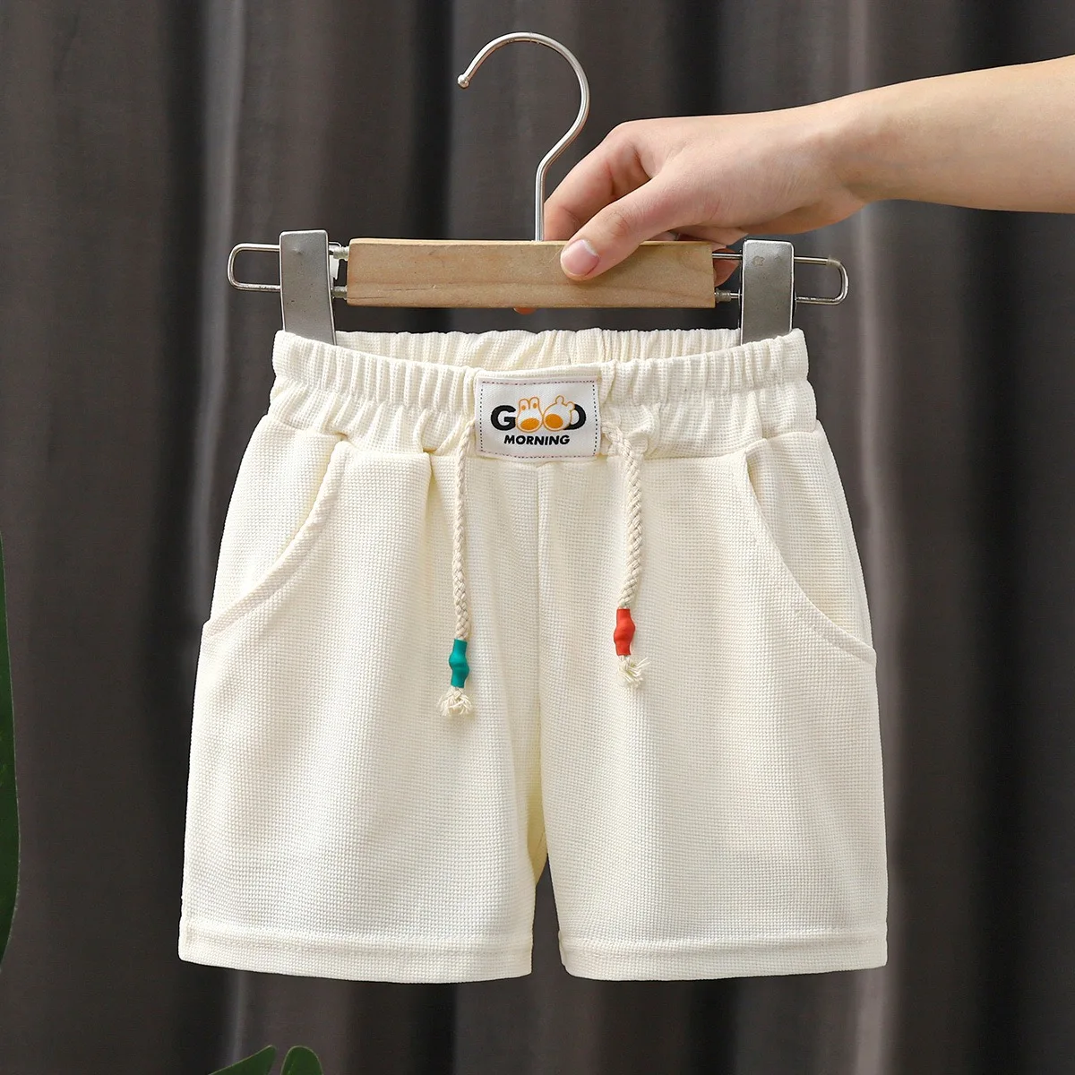 1pcs Summer Kids Shorts Boys Girls Solid Color Short Baby Solid Color Casual Pant Children Short Pant Sport Clothing Outwear - Image 2