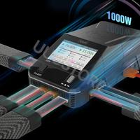 2026unique ToolkitRC Q6AC Charger AC 400W / DC 1000W 4CH Output Built-in 65W USB Output 15W Wireless Charger for LiPo NiMH PB Ba