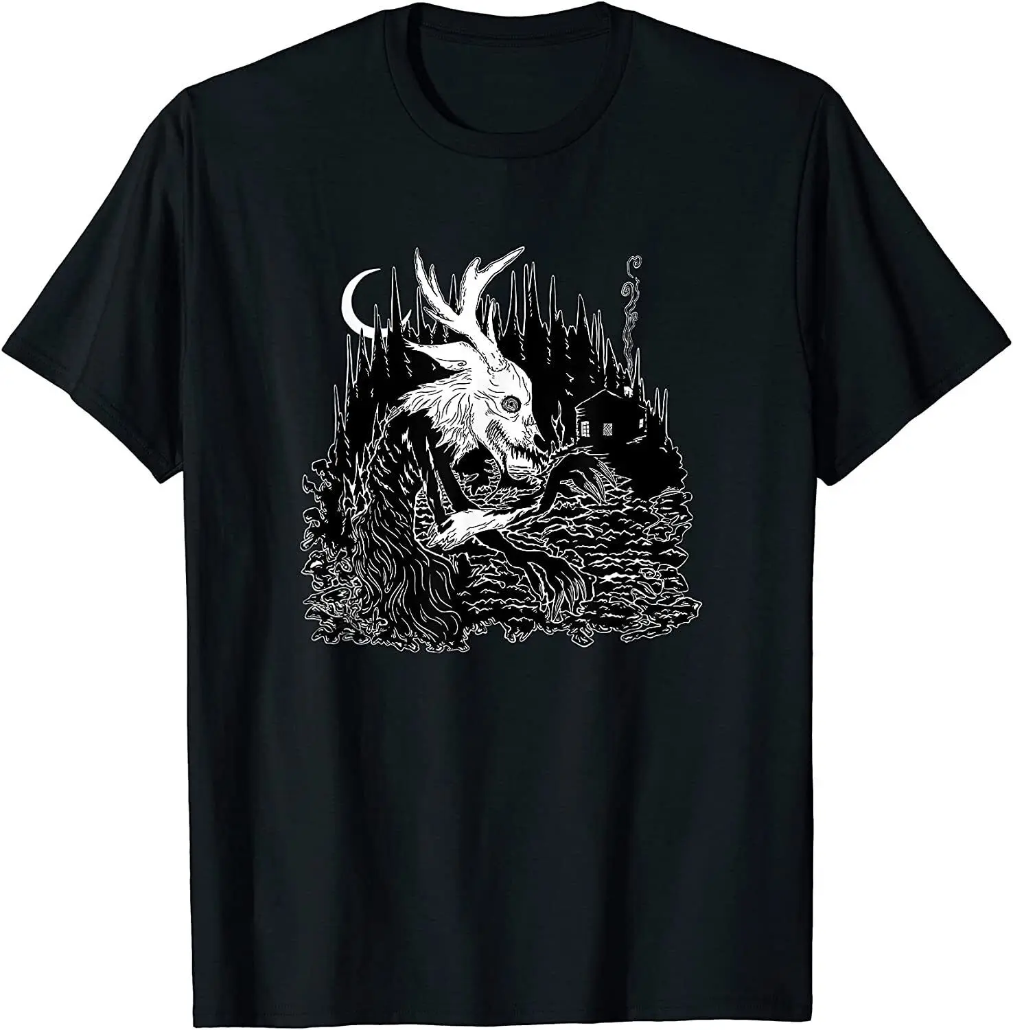 NEW! Wendigo Cryptid Cannibal Spirit Of The Horror Forest T-Shirt