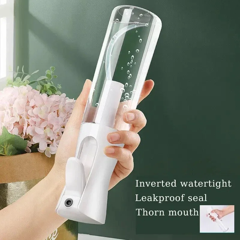 Flacon pulvérisateur à brume continue – Pulvérisateur d'eau fine pour salon, plantes et nettoyage |   Buse rechargeable et réglable haute pression