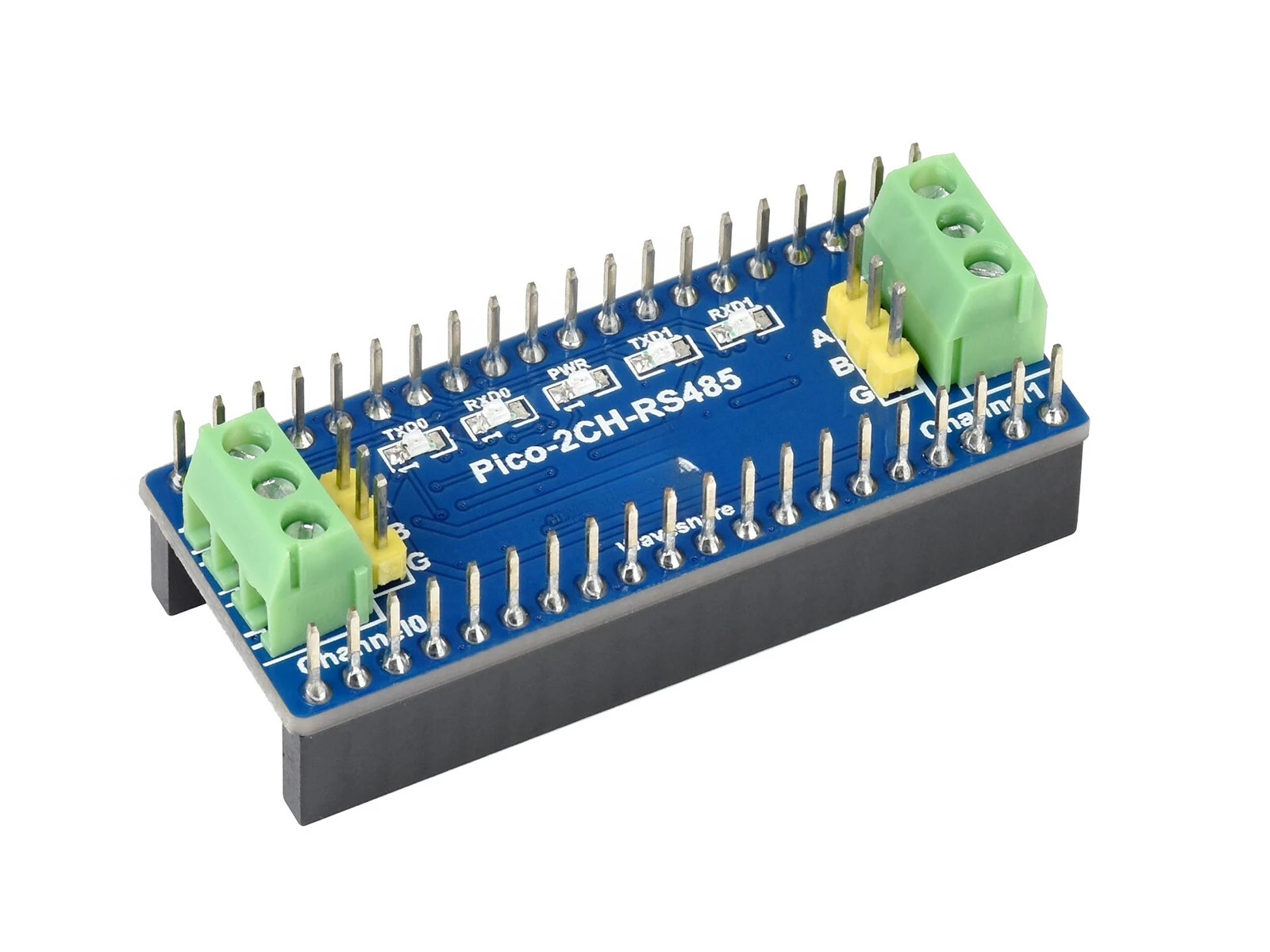 For 2-Channel RS485 Module for Raspberry Pi Pico SP3485 Transceiver UART