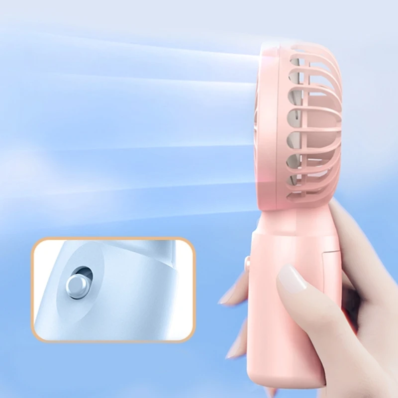 Portable Fan Convenient Creative Small Fan Pocket Hand-held Fan Lightweight AA Battery Handheld Mini Fan Air Coolers
