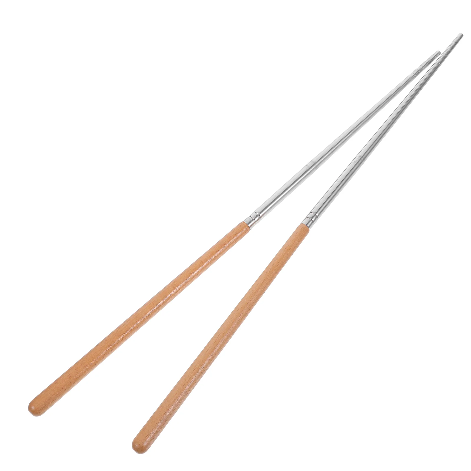 

Hot Pot Frying Chopsticks with Long Handle Stickers Logo Stainless Steel Ink Pad Wick Chinese for Eating