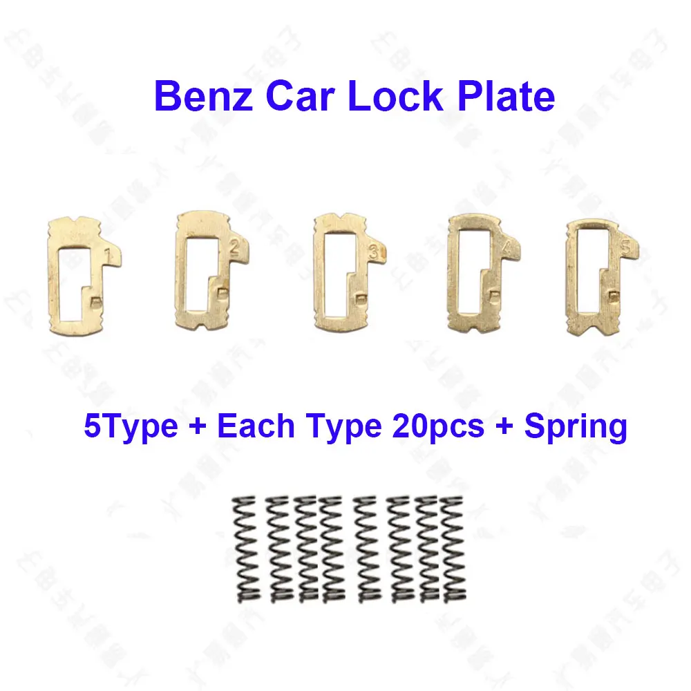 (100pcs) for Mercedes Benz Car Lock Reed benc Lock Plate For Honda (Half plate) Auto Lock Repair Accesories locksmith Tool