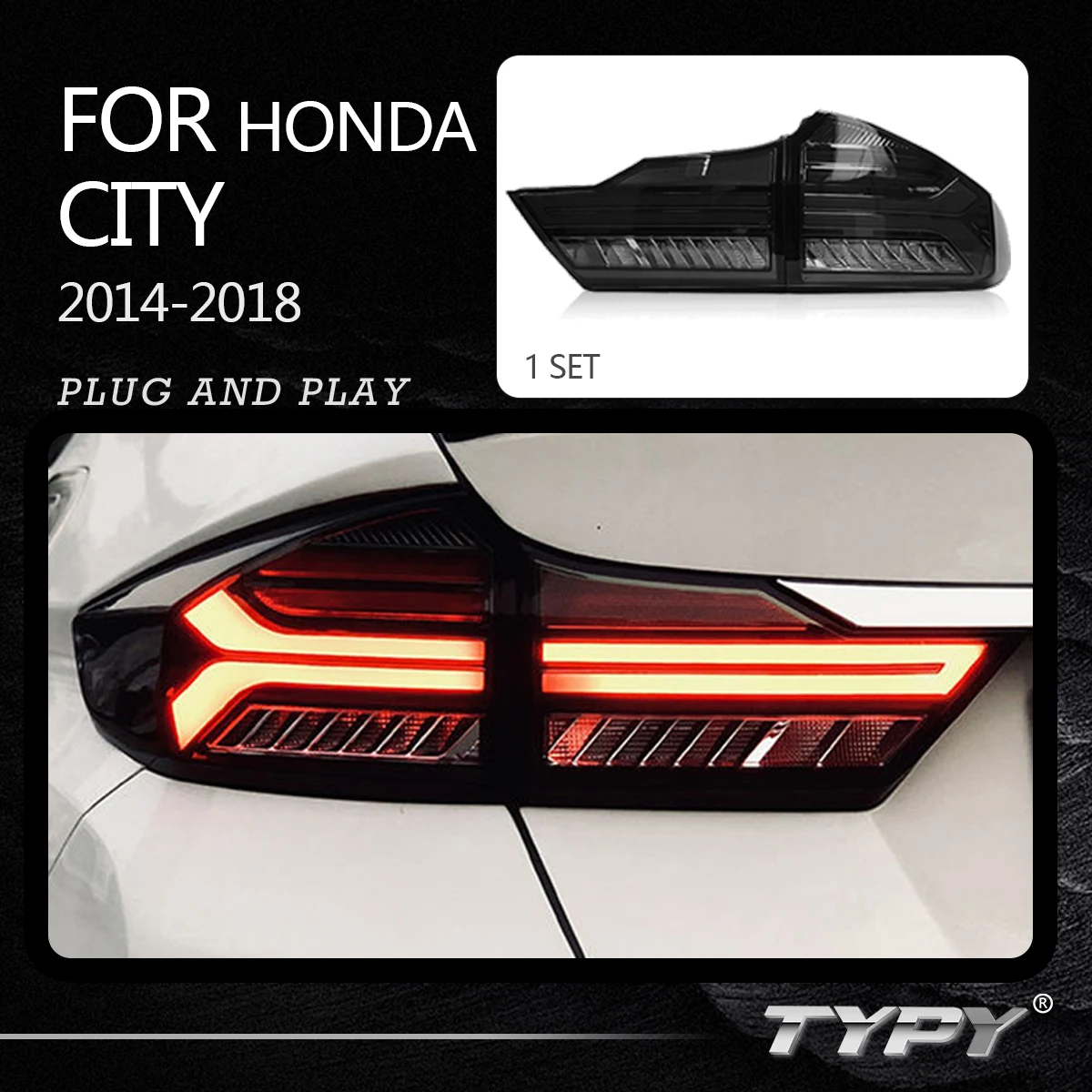 Wholesale Popular Tail Lamp Back Tail Light Rear Back Light for Honda City