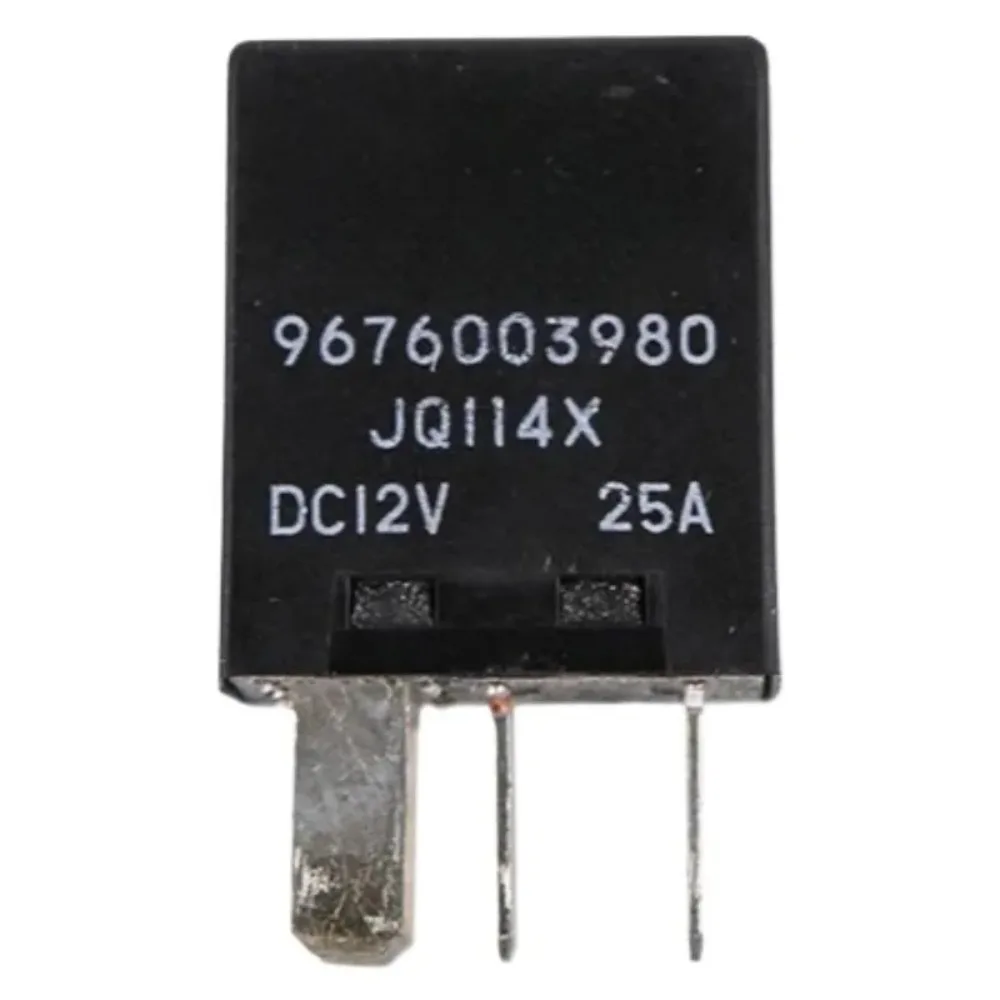 For Citroen ZX C-Elysee Genuine Horn Relay Buzzer Flasher 4-pin Black 1pc 2002 2003 2004 2005 2006 2007 Brand New