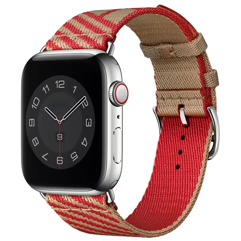 Fabric Nylon Strap For Apple watch Ultra 8 7 45mm 41mm 6 5 4 SE 44mm 40mm Braided Bracelet Wristband For iwatch 3 42mm 38mm band