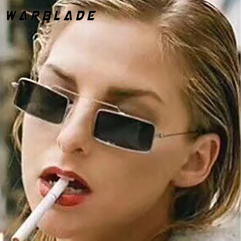 

Classic Luxury Brand Designer Sun Glasses Metal Small Square Punk Fashion Sunglasses Women Men Driving Fishing Eyeglasses UV400