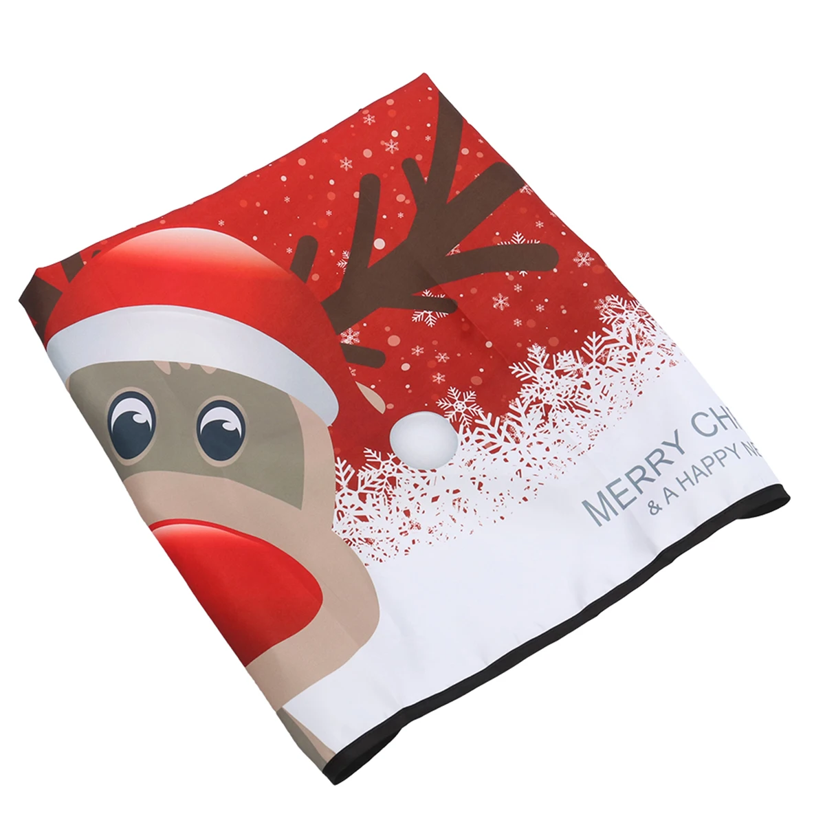 

Christmas Apron Printed Waterproof Kitchen Restaurant Dinner Apron for Cooking Baking Barbequing (Elk Head)