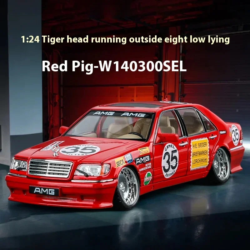 

1:24 S W140 320SEL Modified Version Super Racing Car Alloy Metal Diecast Model Car Collecting Hobbies Ornaments Alloy Car Model