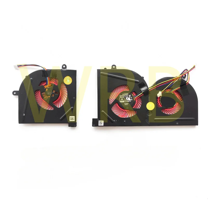

New CPU GPU Cooling Fan For MSI Stealth Pro GS63 GS63VR GS73 GS73VR MS-16KS2 16K3 16K4 MS-17B1