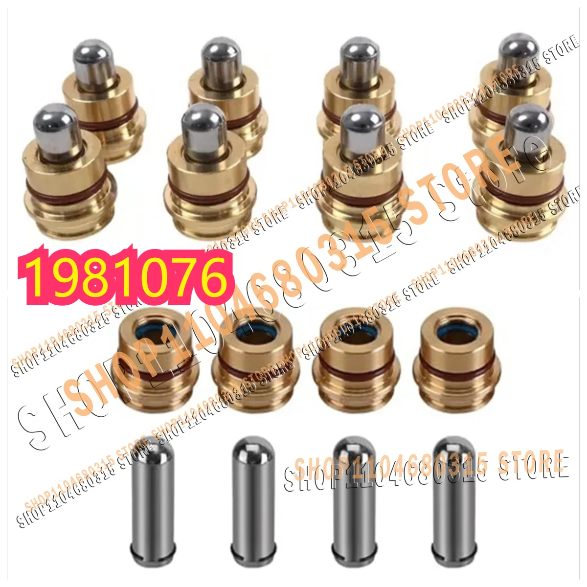 4/8pcs 1981076 For Excavator E216B3 Brand New Joystick Control Valve Handle Pusher E226B 236B 242B 247B 252B 268B 287B 198-1076