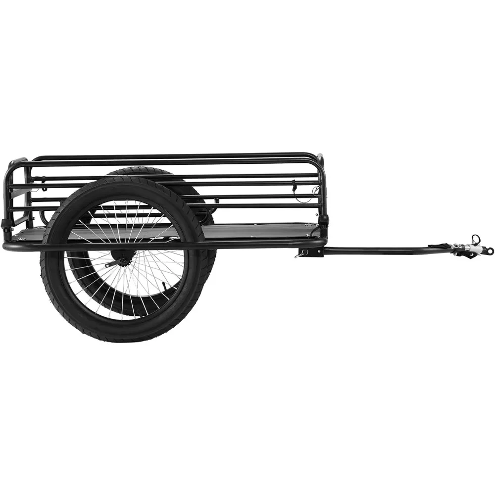 

Bike Cargo Trailer, 275 lbs Load Capacity, Heavy-Duty Bicycle Wagon Cart. Foldable for Compact Storage & Equipped