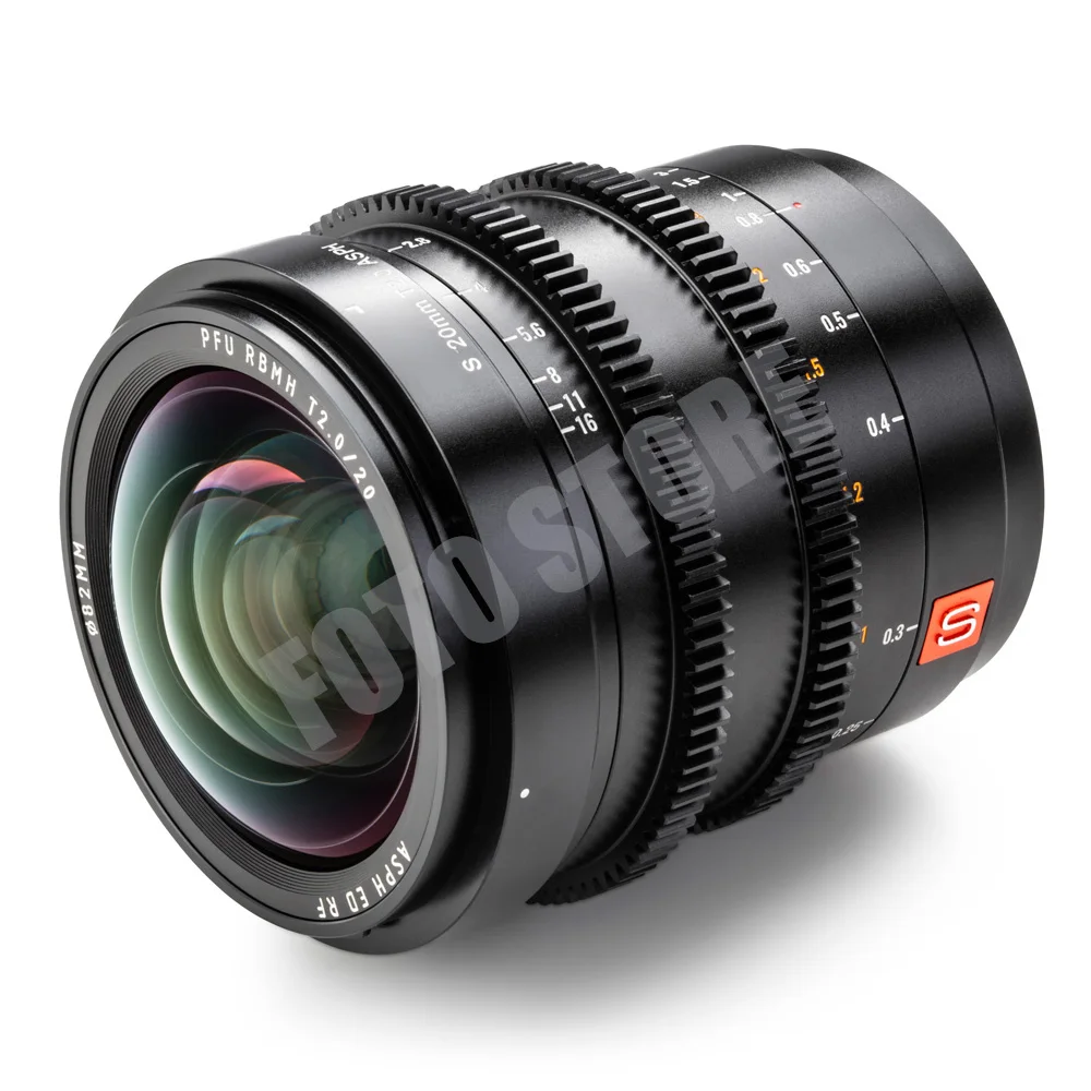 Viltrox S 20mm T2.0 Cine Lens Full Frame Manual Focus Wide-angle Lens for Lumix S1R S1 S1H SL2 L Mount Camera Lens