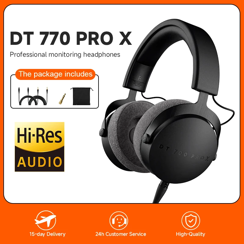 DT700 PRO X Closed Back HiFi Professional Recording Earphones for Studio Monitoring and Live Performance