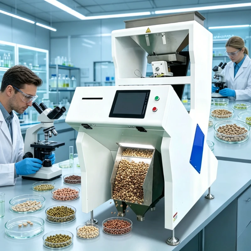 Color Sorter Machine Optical Sorter Rice Coffee Bean Quinoa Crop Industrial Sorting System