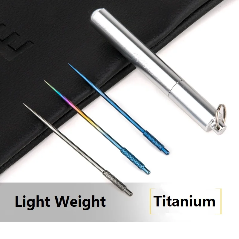 

Наружные Водонепроницаемые герметичные карабины для повседневного использования, Держатель Для Зубочисток из титанового сплава, бриллиантовая капсула, спиртовый хлопковый шар, бриллиант