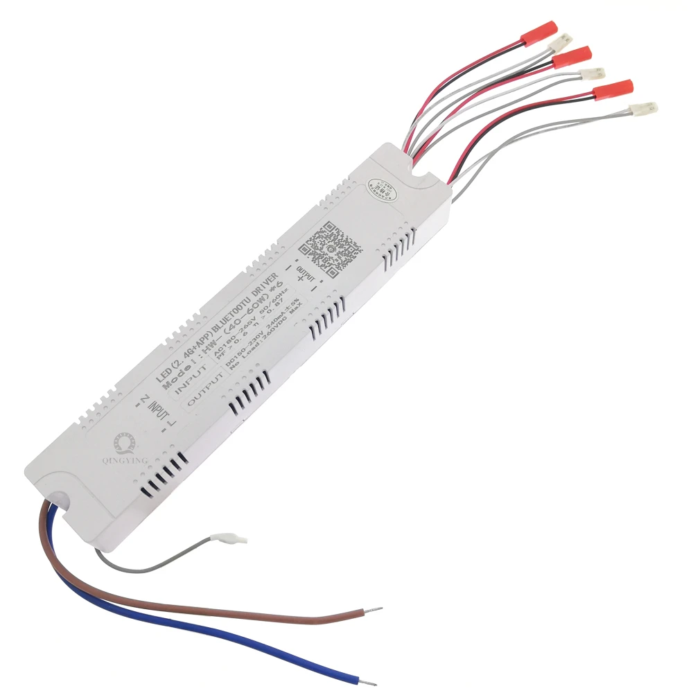 1pcs AC220V 2.4G RF Remote Control Intelligent LED Driver 18-40W 36-50W 40-60W 50-72W X2 X4 X6 X8 240mA Dimming Driver