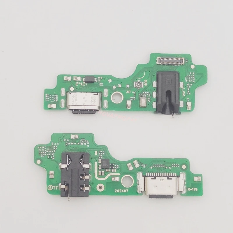Novaphopat For Tecno Spark 30 4G KL6 USB Dock Charging Port Plug Charger Board Microphone MIC Flex Cable