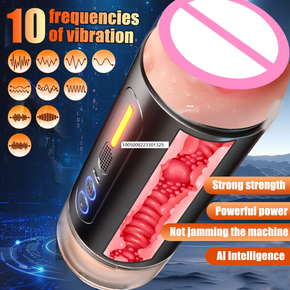 Juguetes sexuales, masturbador masculino automático, taza, mamada de voz inteligente, penetración Vaginal, juguetes de bolsillo para parejas íntimas