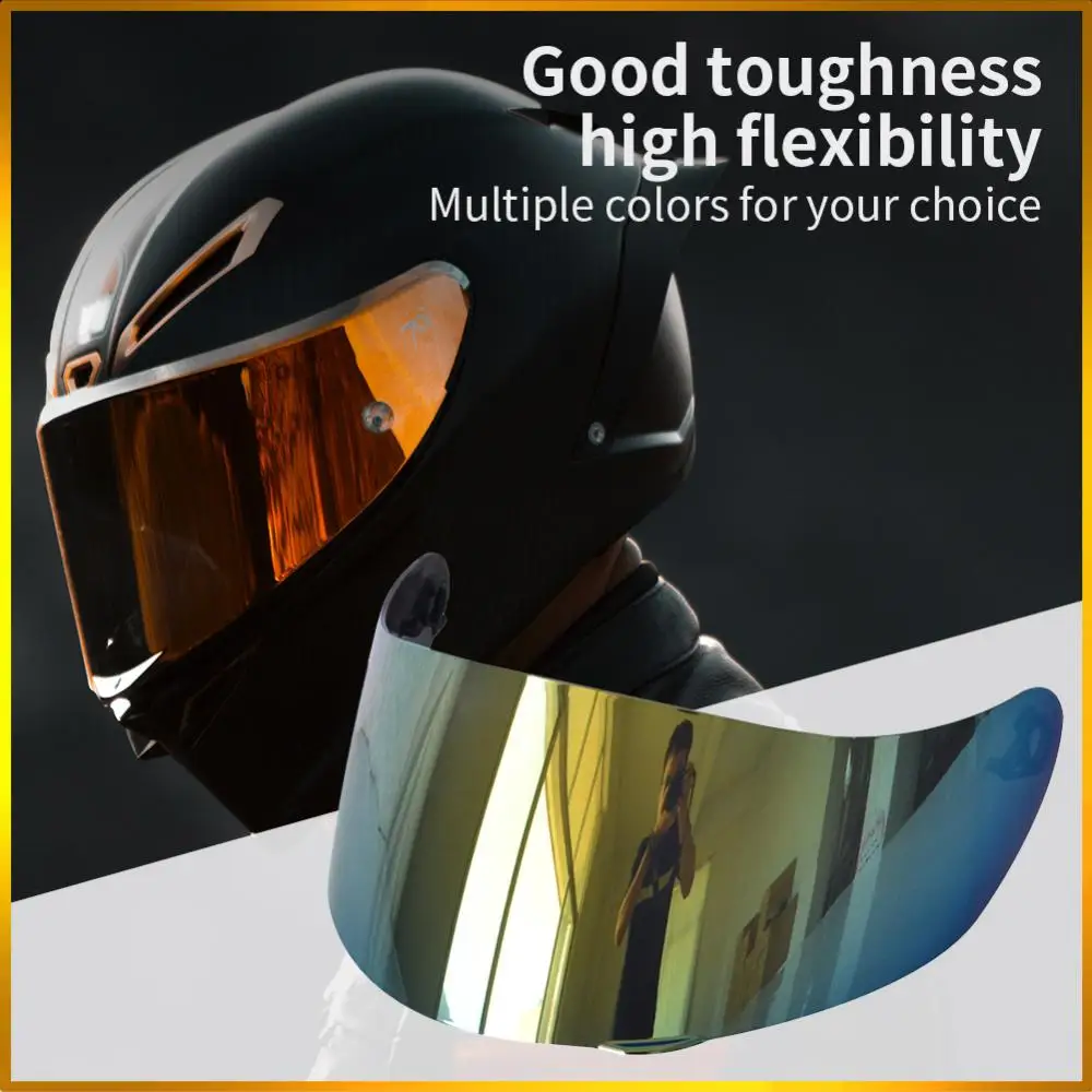 

Full Face Shield Lens Anti-fog Helmet Visor Lens UV Protection Motorbike Helmet Discoloration Lens for AGV K1 K3S K5 Accessories