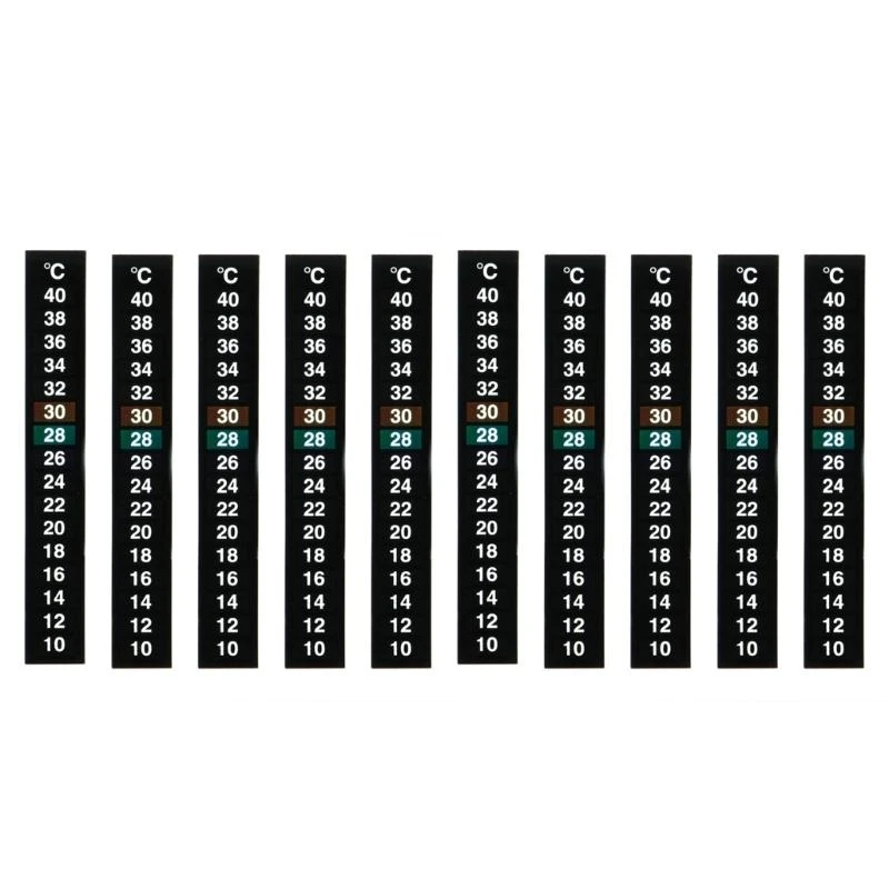 

10peeces adhesip -termometer -полосы цифровой температурной дисплеи