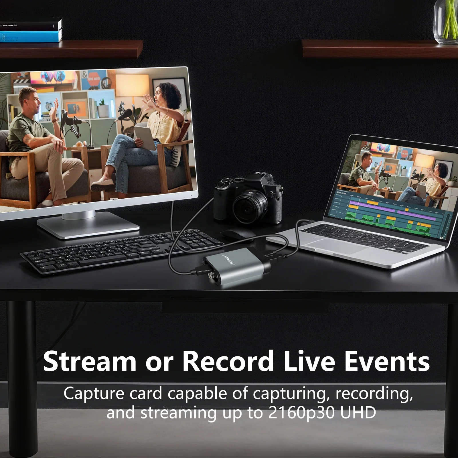 

Hot Sale UC3200HS-Plus Video Capture Card HDMI Up To 4k30 Input SDI Support 1080p60