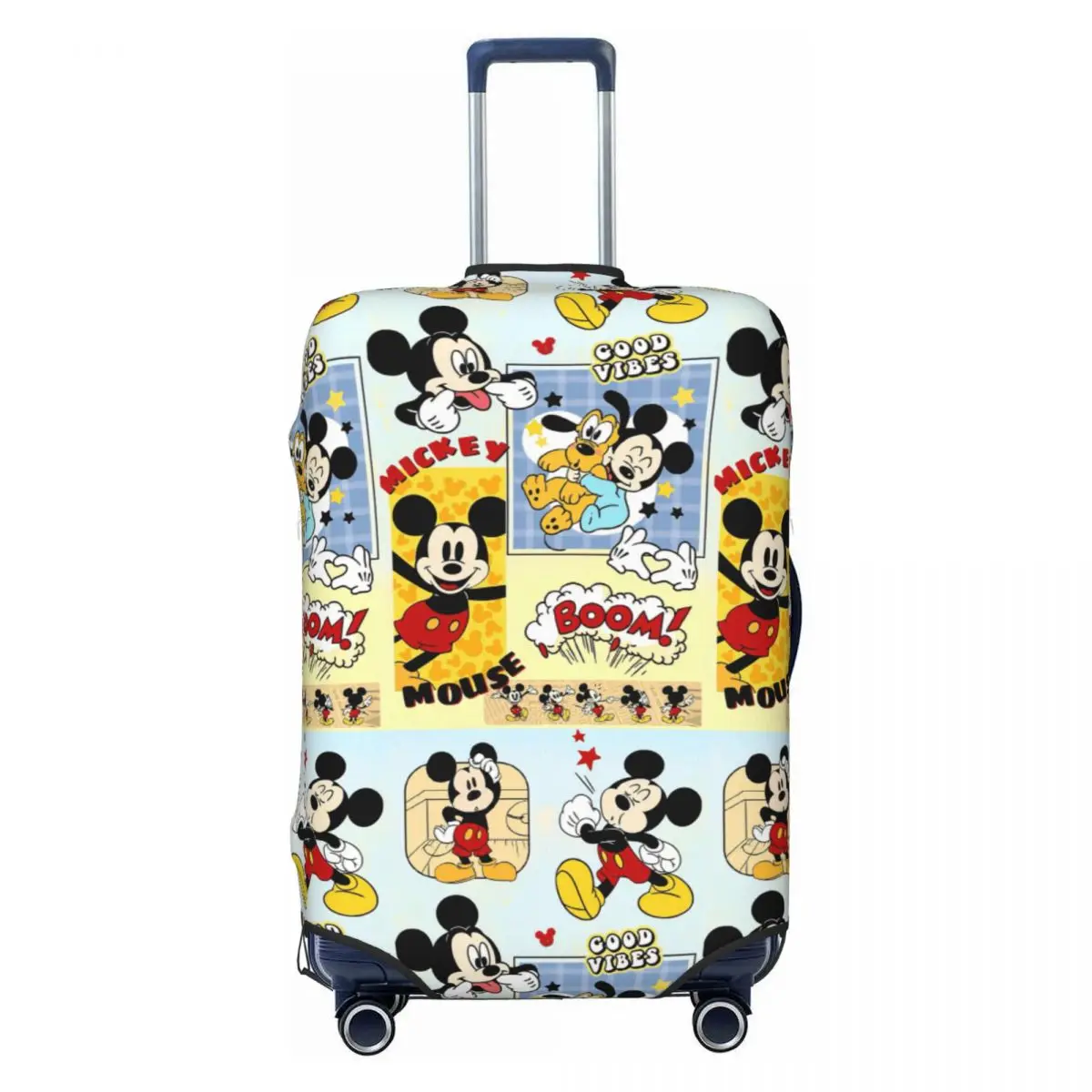

Custom M-Mickey M-Mouse Collage Travel Luggage Cover Washable Anime Cartoon Suitcase Cover Protector Fit 18-32 Inch