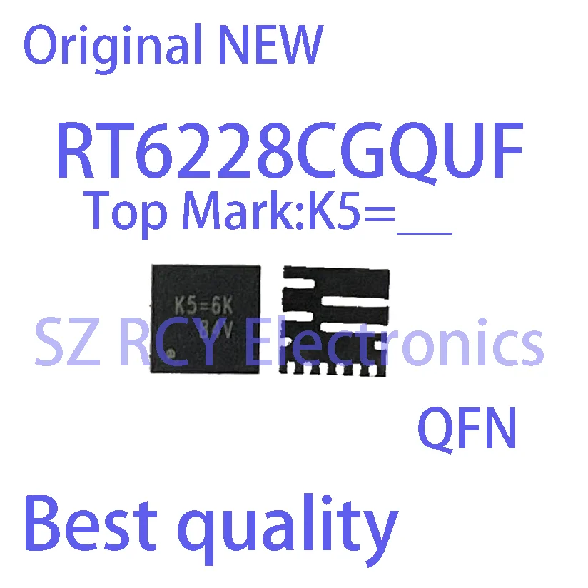 

(2-10 PCS)NEW RT6228CGQUF RT6228C Top Mark K5= QFN IC Chip electronic